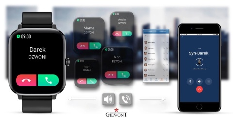 Smartwatch Giewont Czarny GW230-2