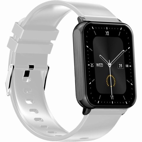 Smartwatch Gravity Biało Czarny 2 Paski GT17-8