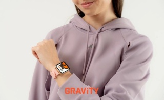 Smartwatch Gravity Różowe Złoto Różowy 2 Paski GT17-1